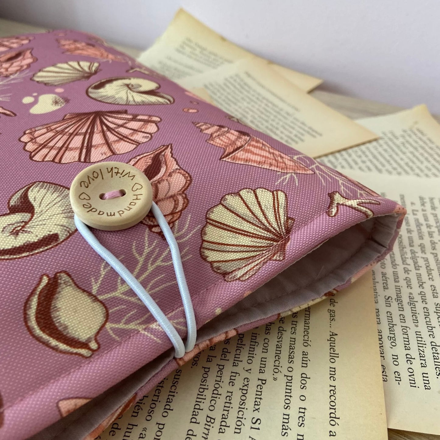 Funda literarias conchas impermeable