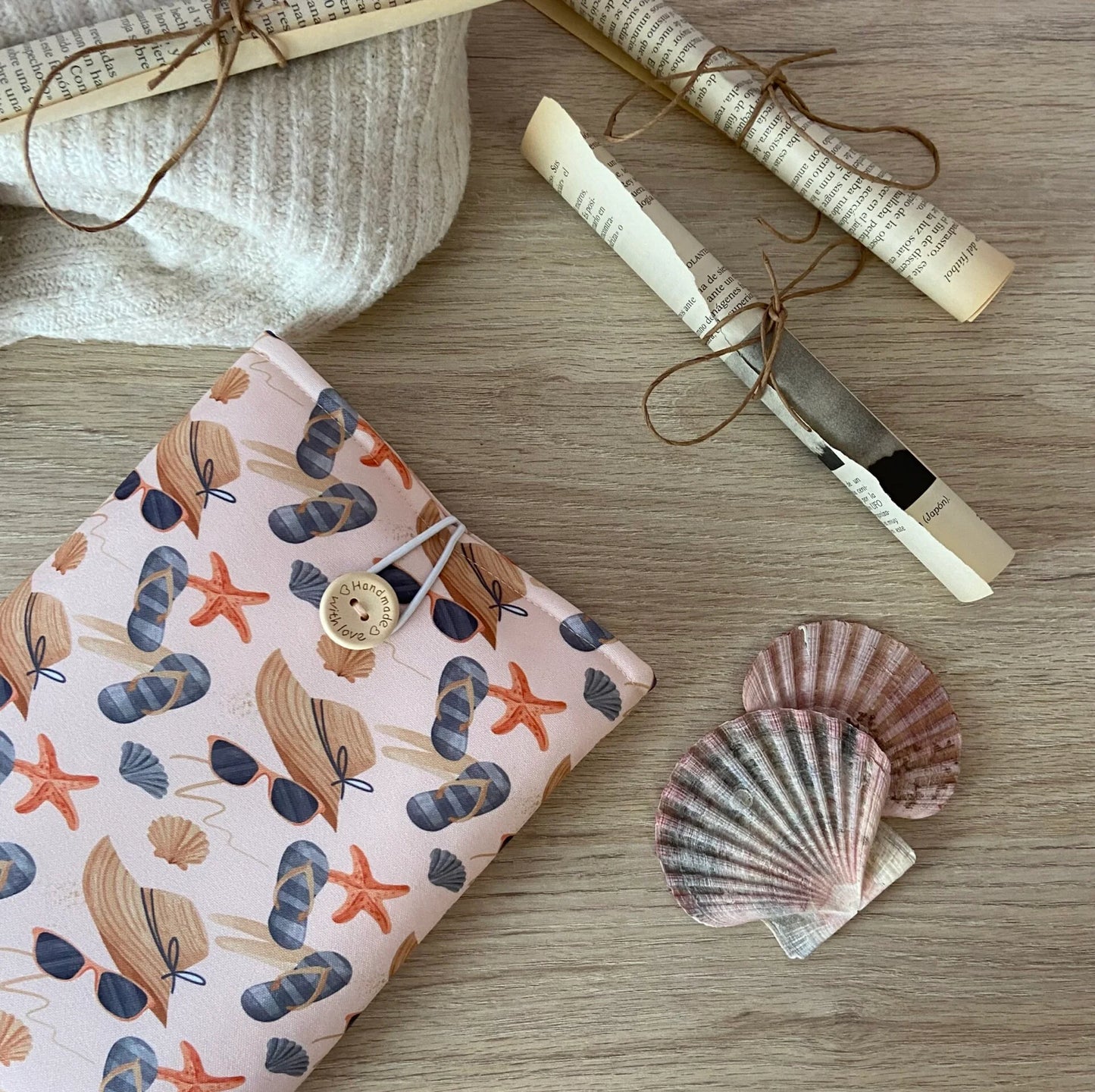 Funda literaria beach