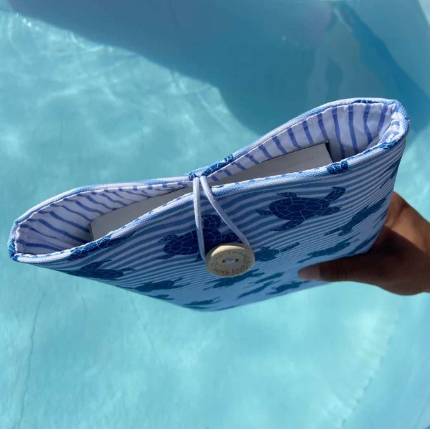 Funda literaria tortugas de mar impermeable