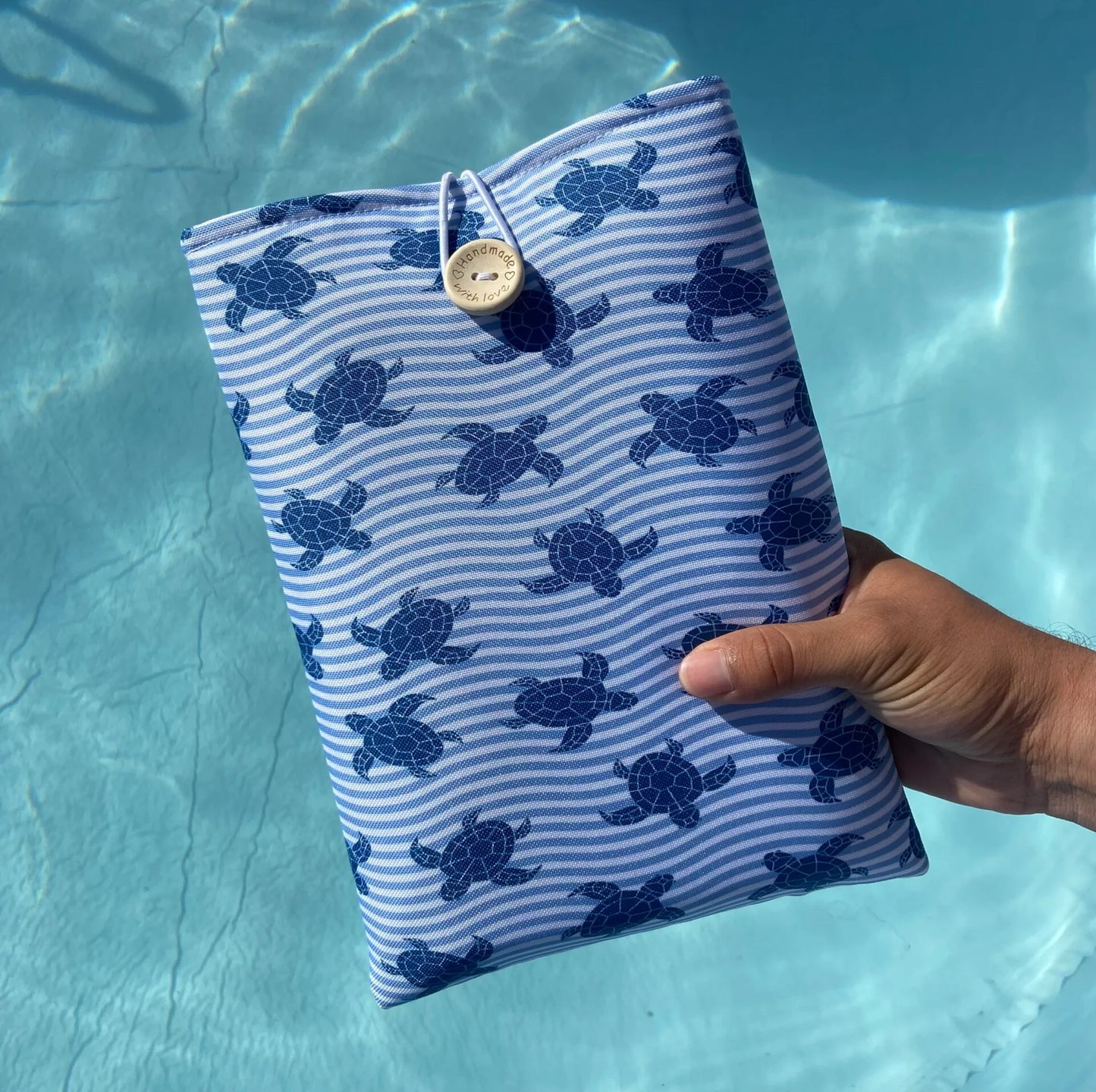 Funda literaria tortugas de mar impermeable