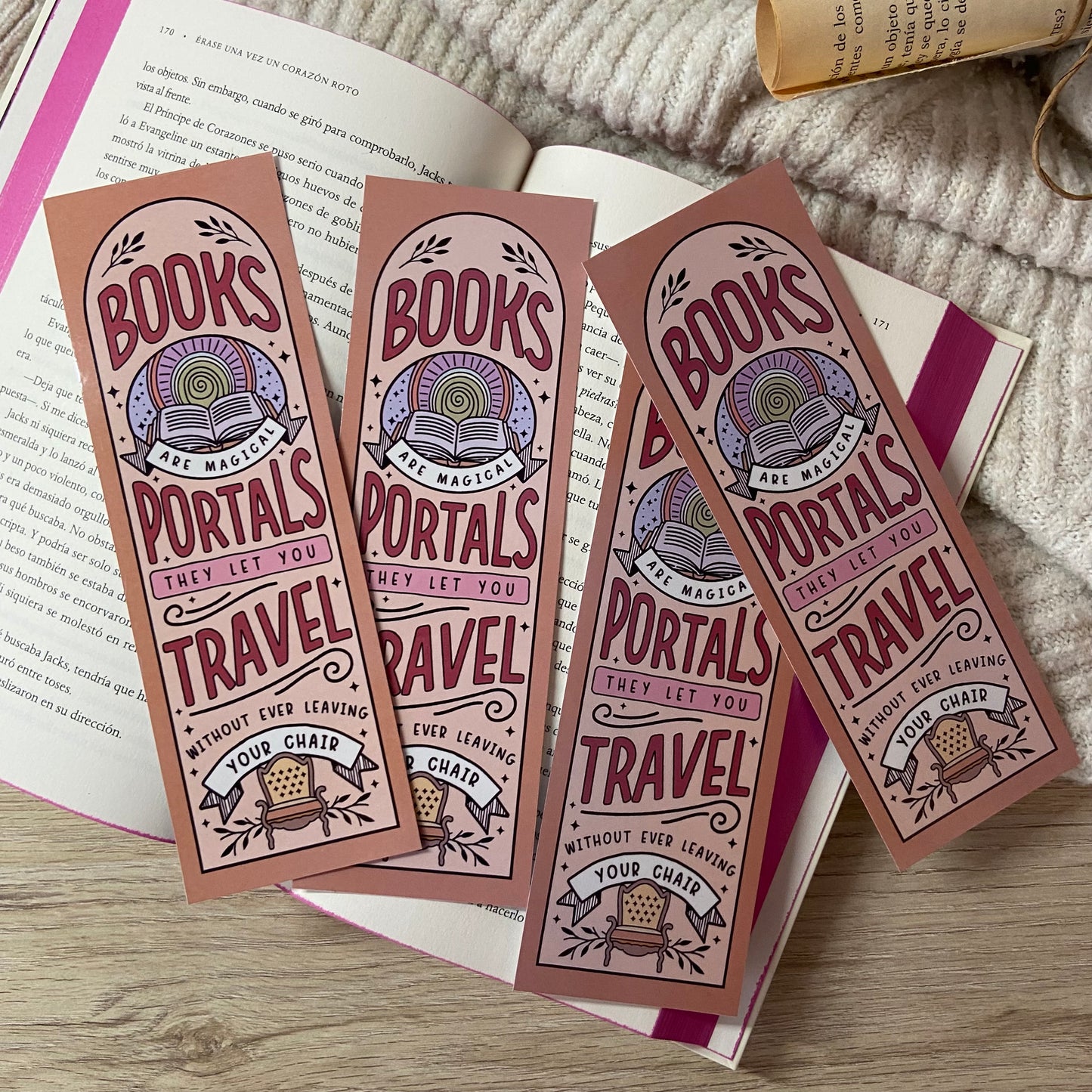 Marcapáginas Books are magical portals