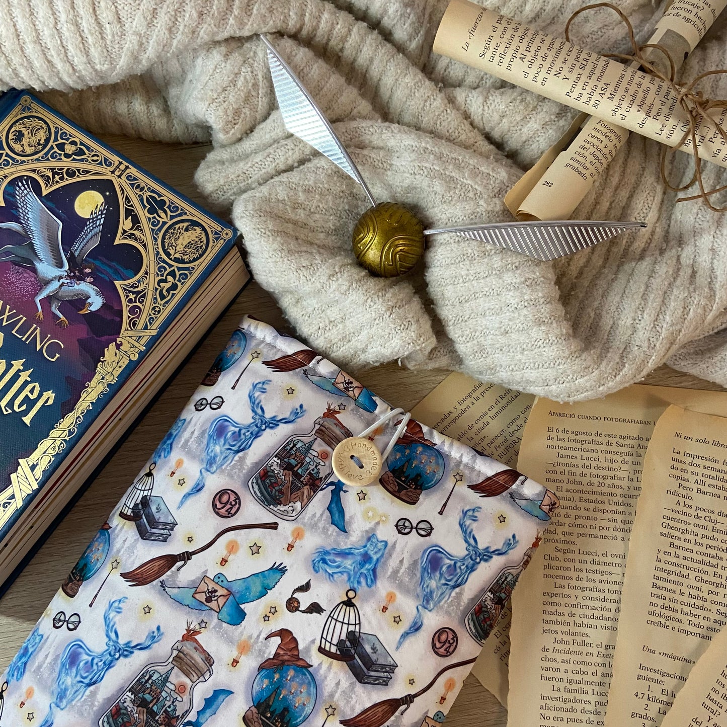 Funda literaria expelliarmus