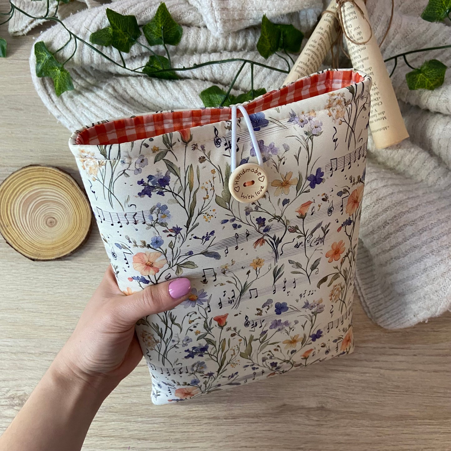 Funda literaria las flores musicales