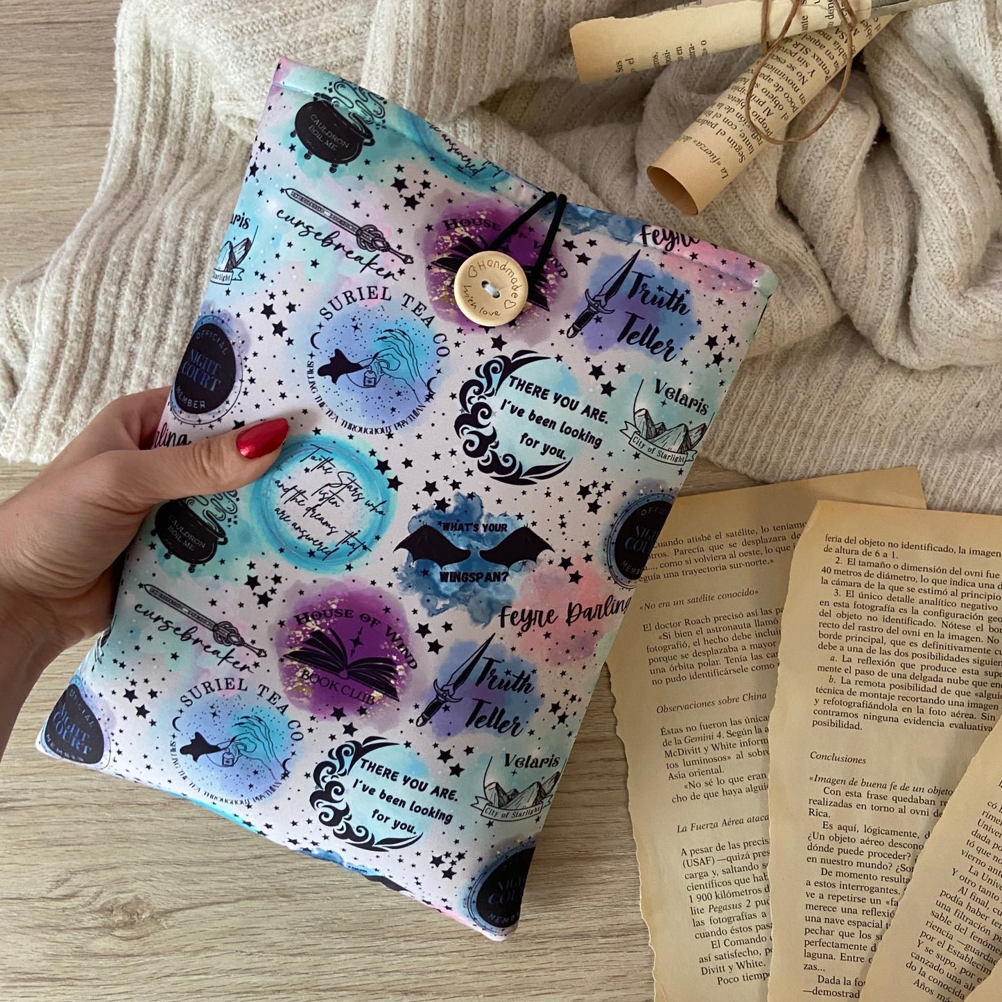 Funda literaria Night court
