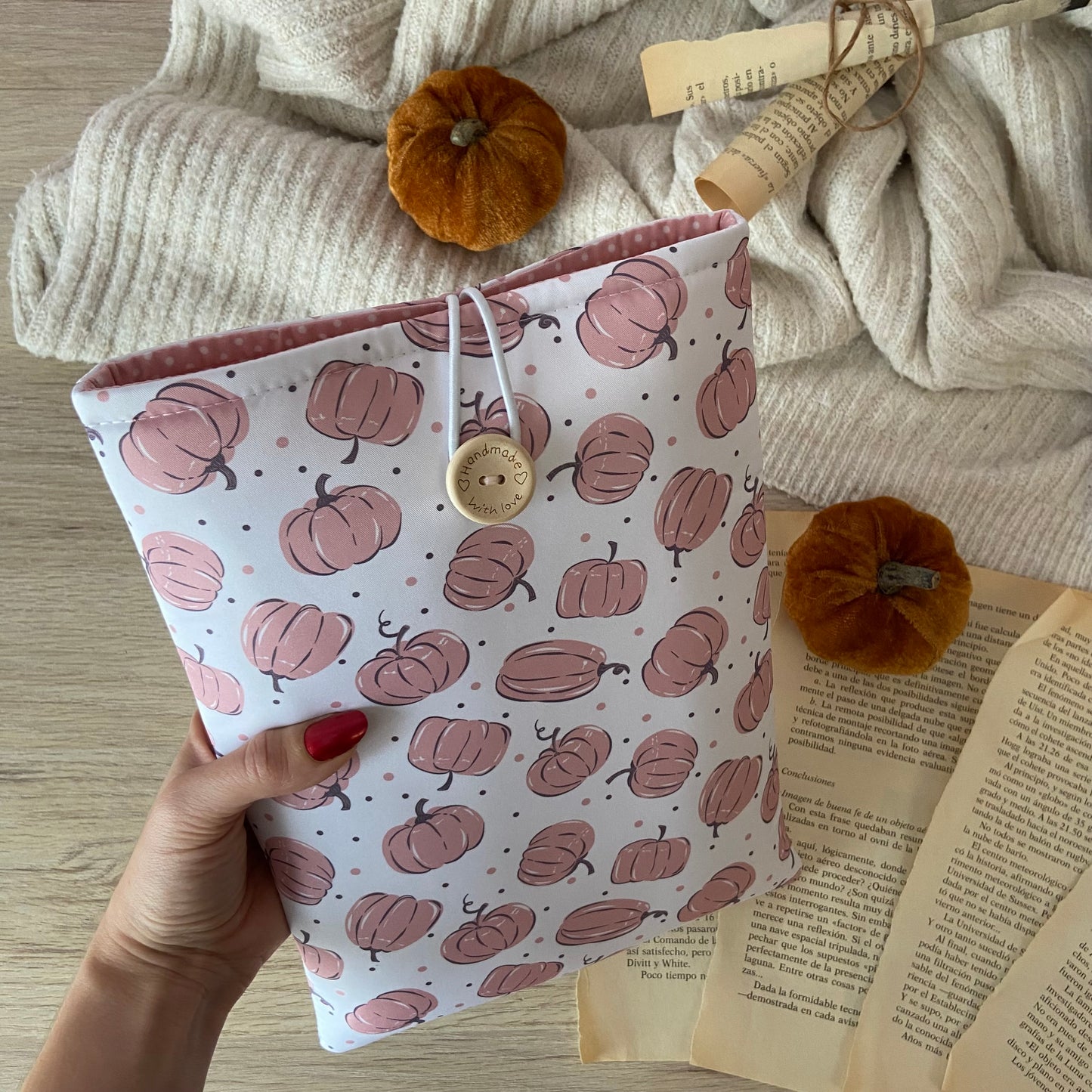 Funda literaria pumpkins