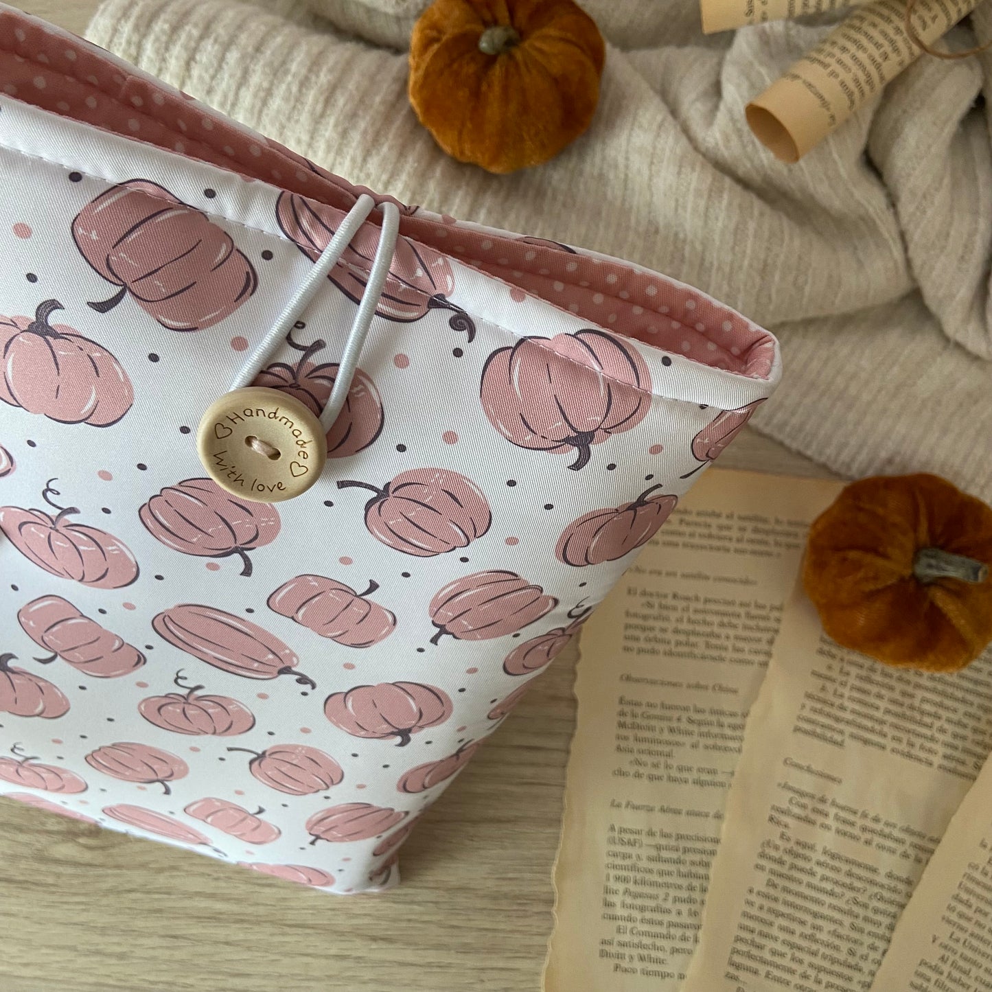 Funda literaria pumpkins