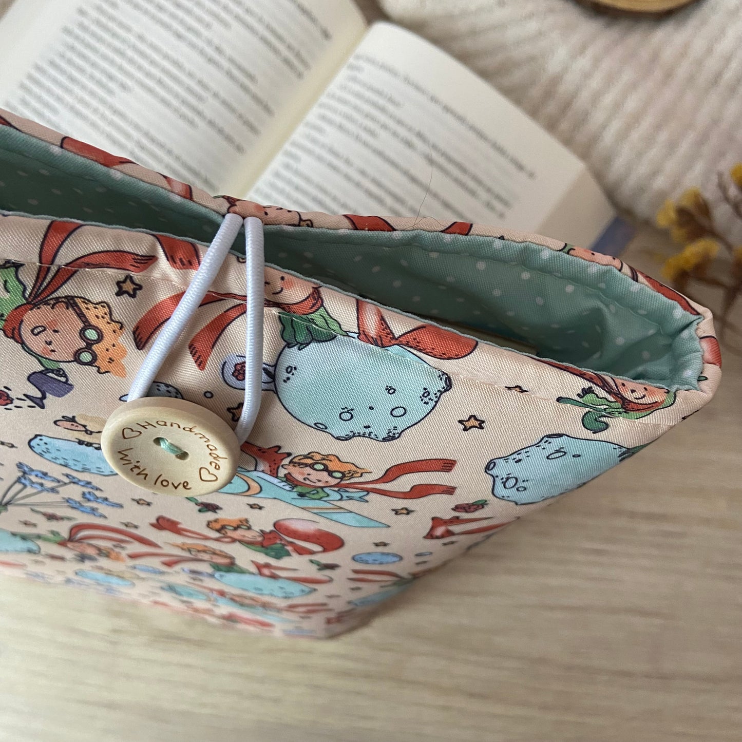 Funda literaria Principito aviador