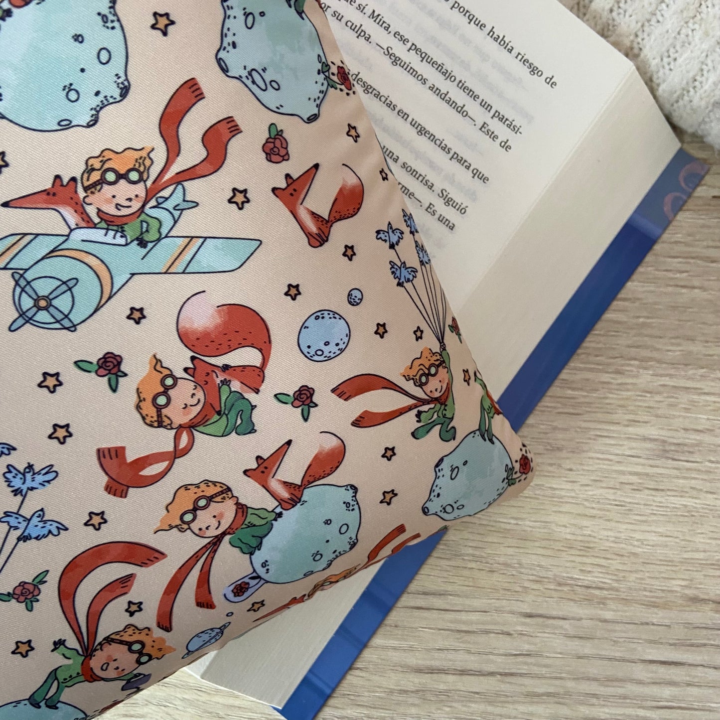 Funda literaria Principito aviador