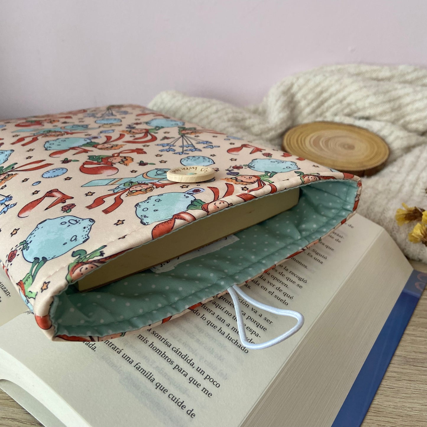 Funda literaria Principito aviador