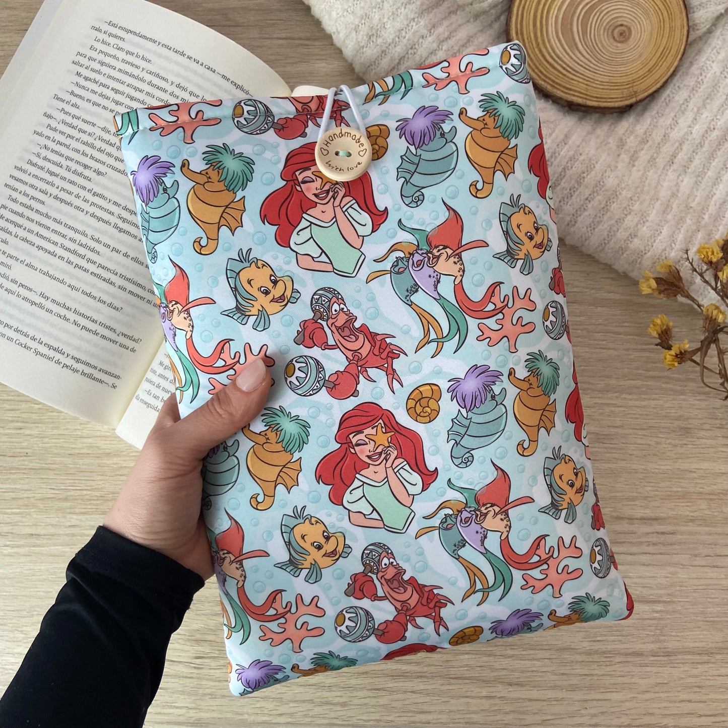 Funda literaria La Sirenita