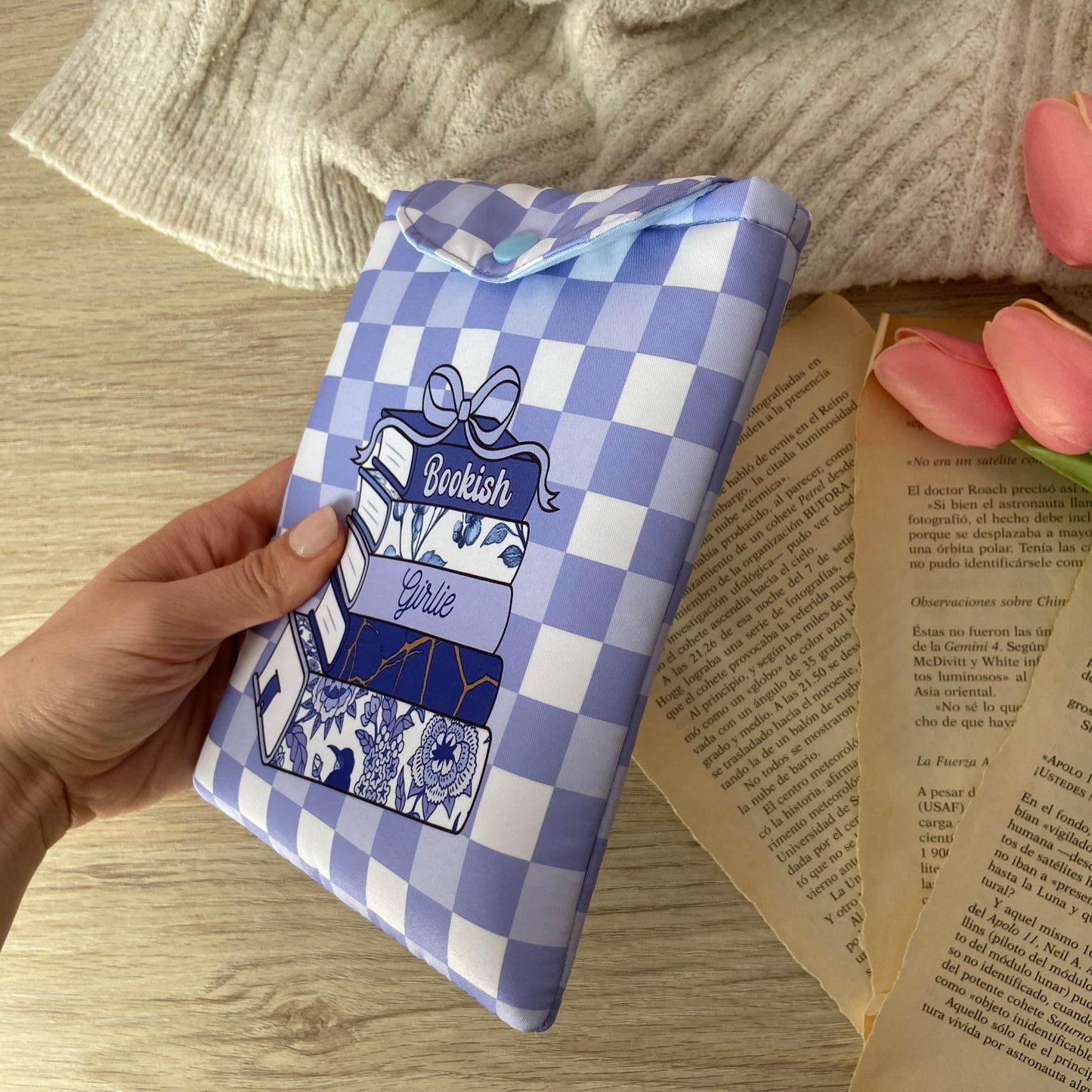Funda kindle/kobo libra colour Bookish girlie