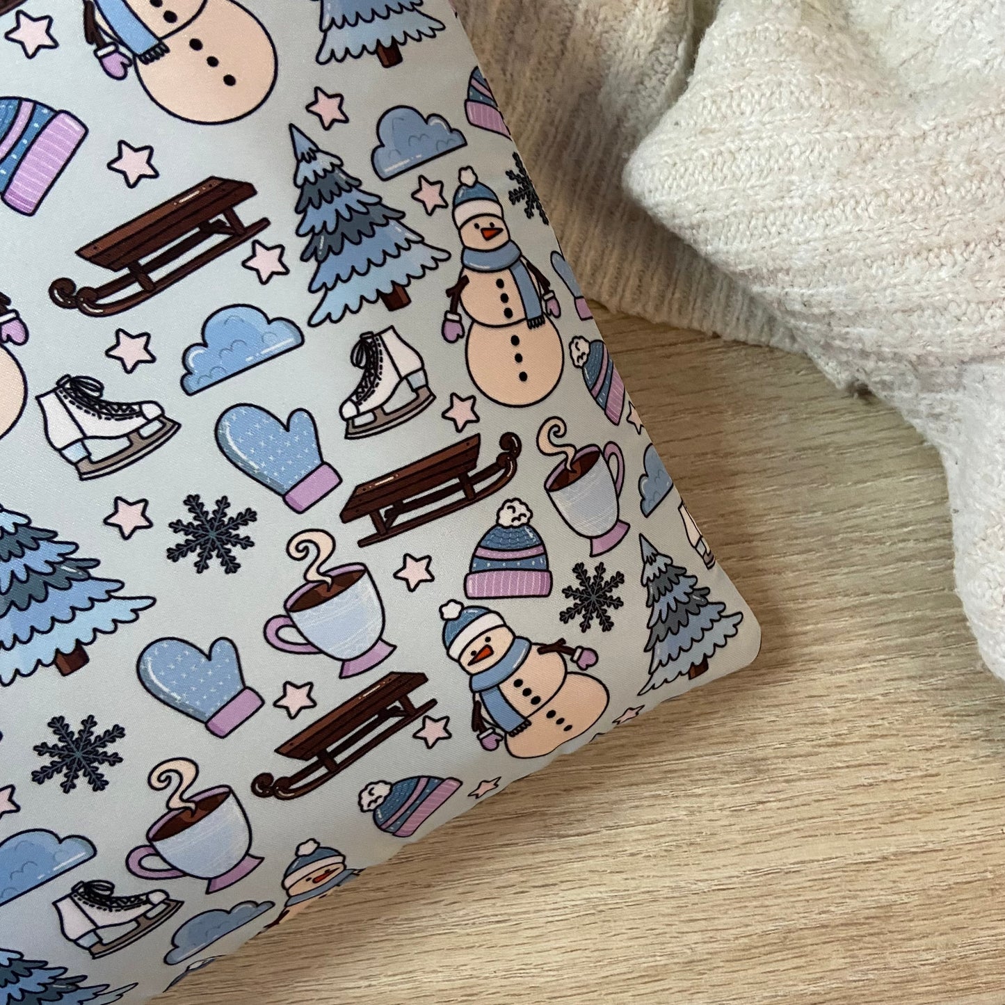 Funda literaria snowman