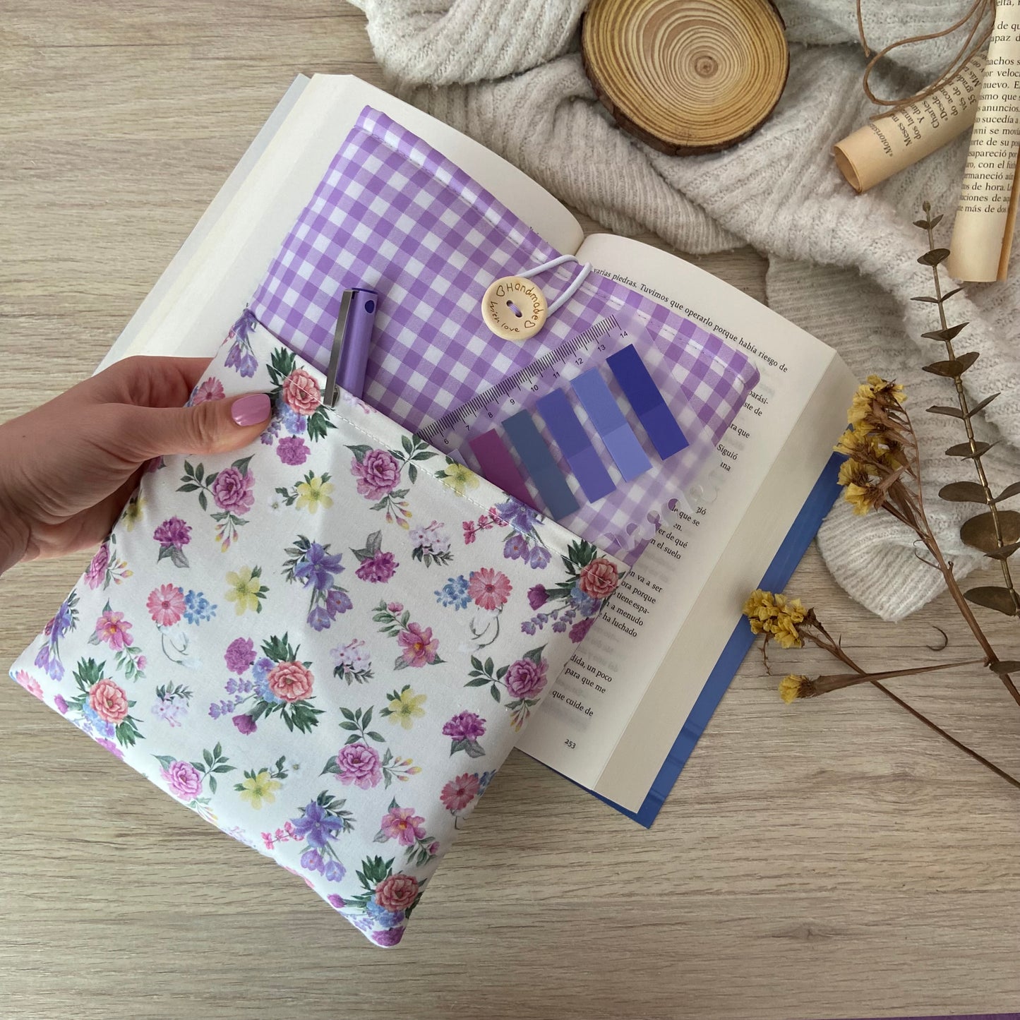 Funda literaria Bali con bolsillo