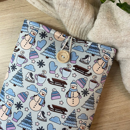 Funda literaria snowman