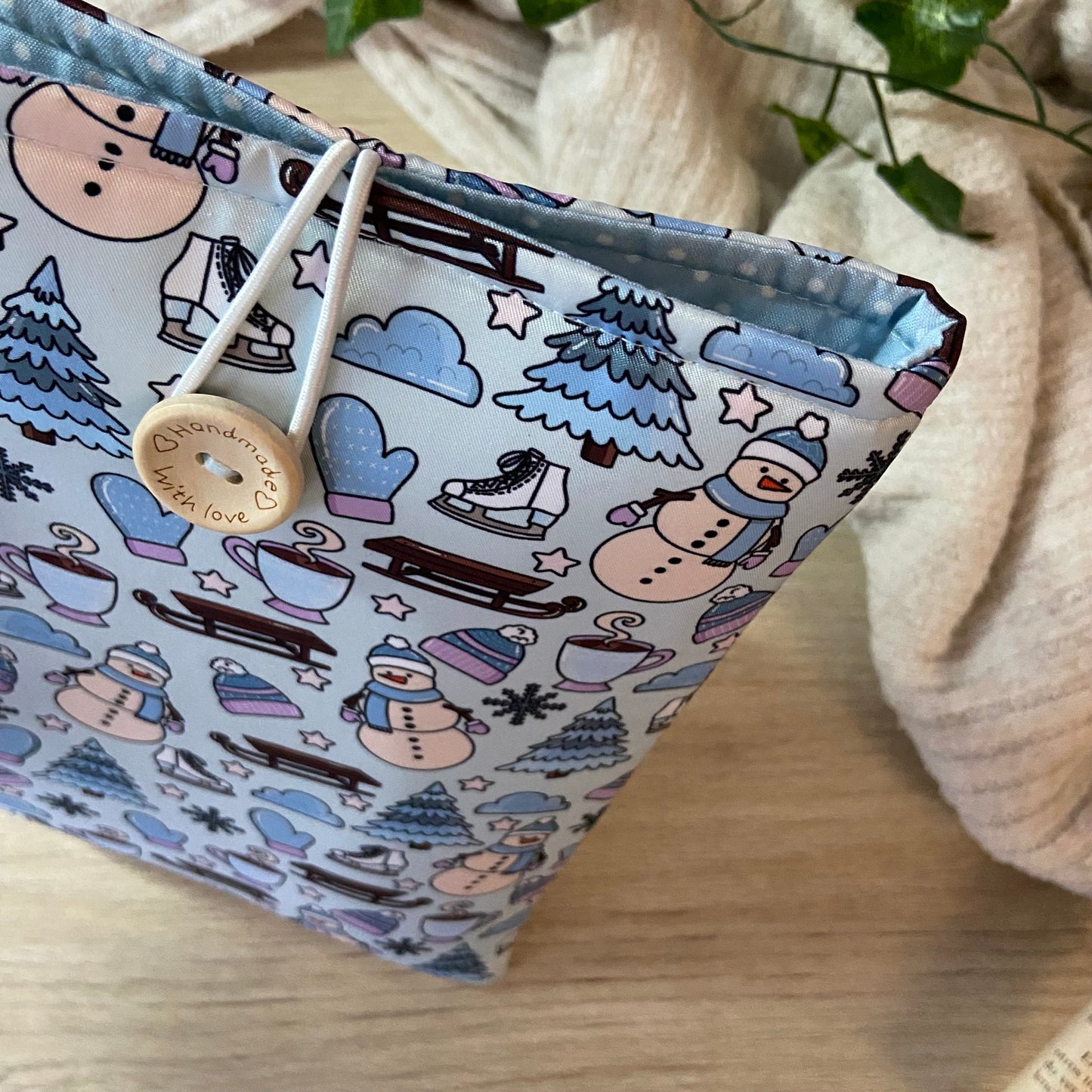 Funda literaria snowman
