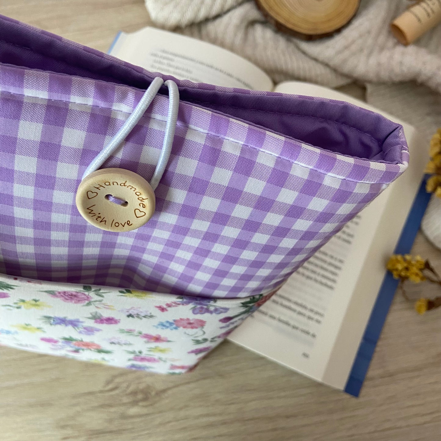 Funda literaria Bali con bolsillo