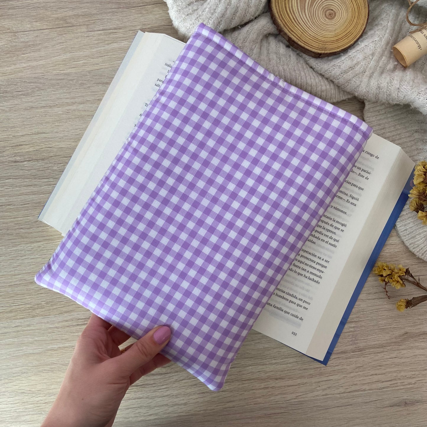 Funda literaria Bali con bolsillo