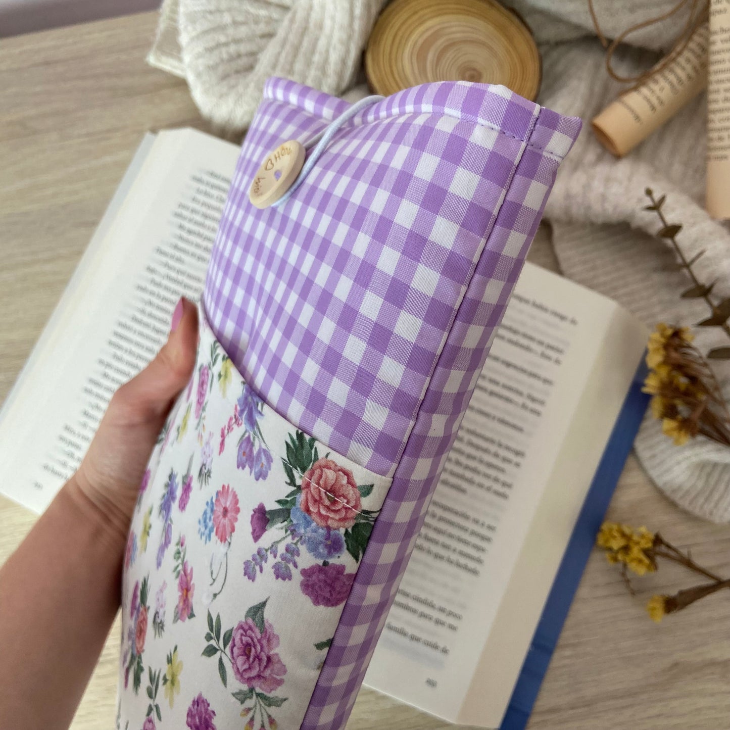 Funda literaria Bali con bolsillo