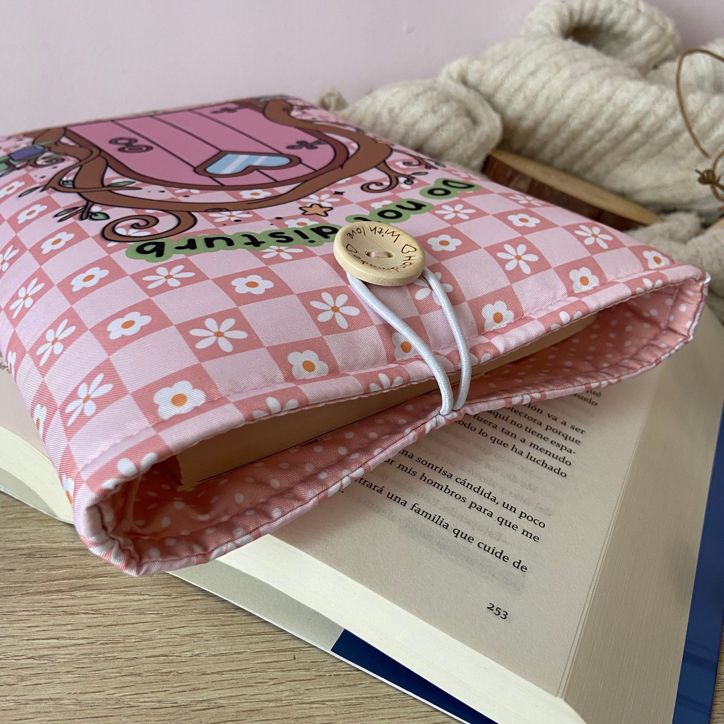 Funda literaria Do not disturb, I am booked!