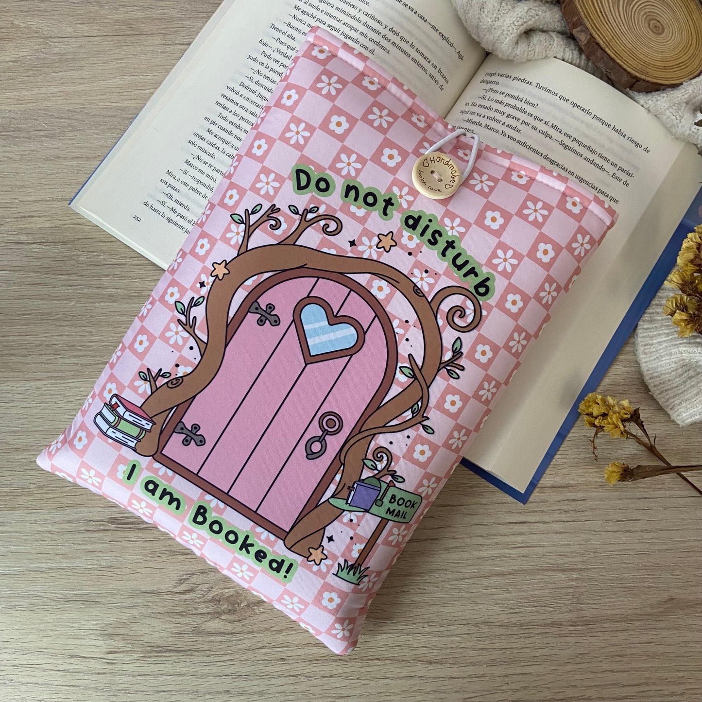 Funda literaria Do not disturb, I am booked!