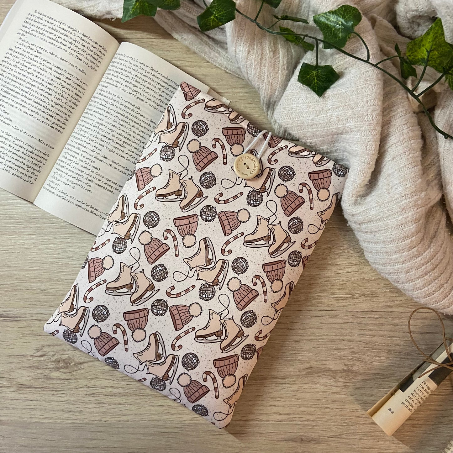 Funda literaria patinaje sobre hielo