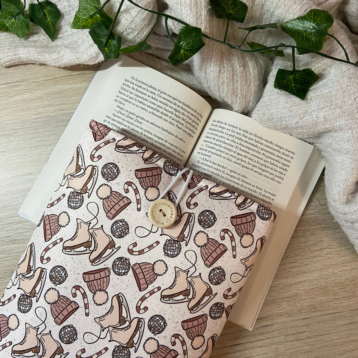 Funda literaria patinaje sobre hielo