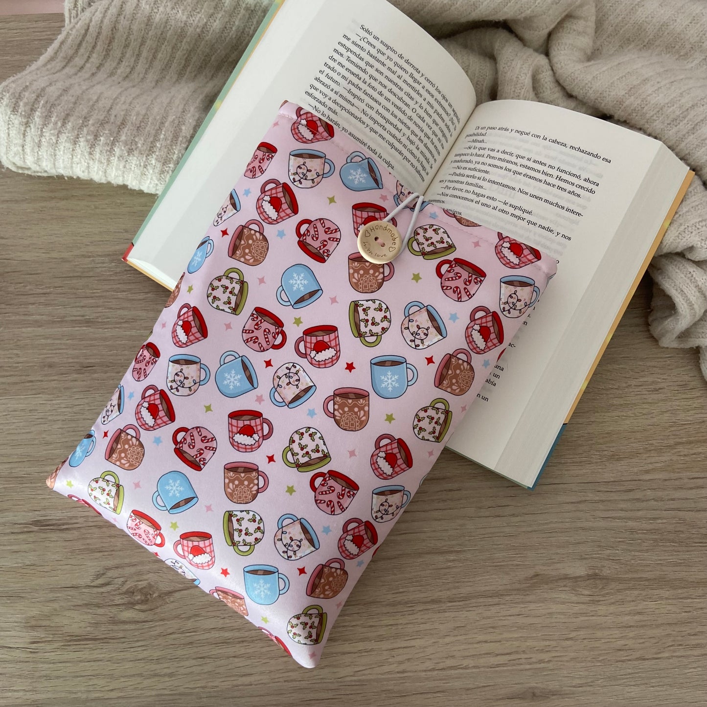 Funda literaria Christmas chocolate