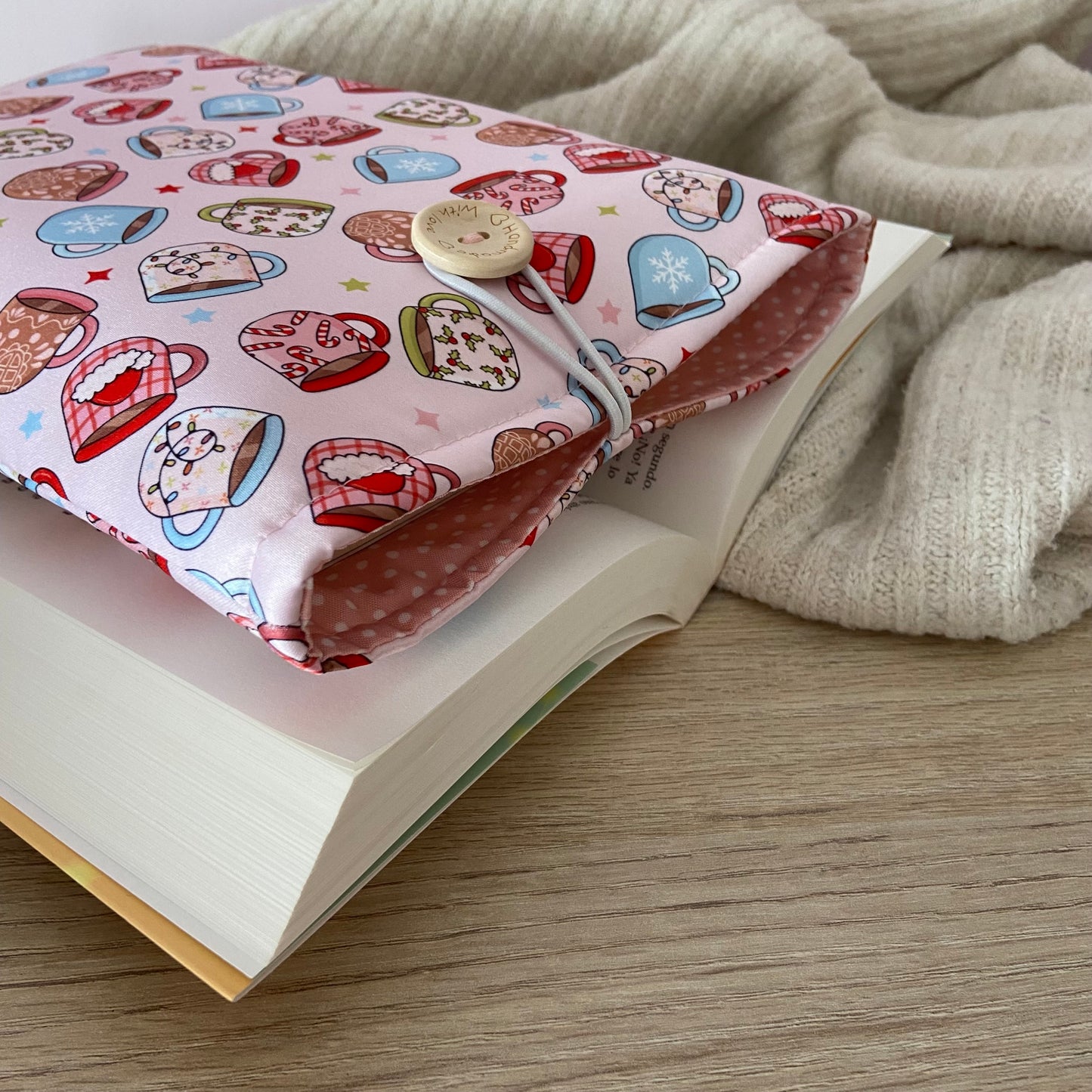Funda literaria Christmas chocolate