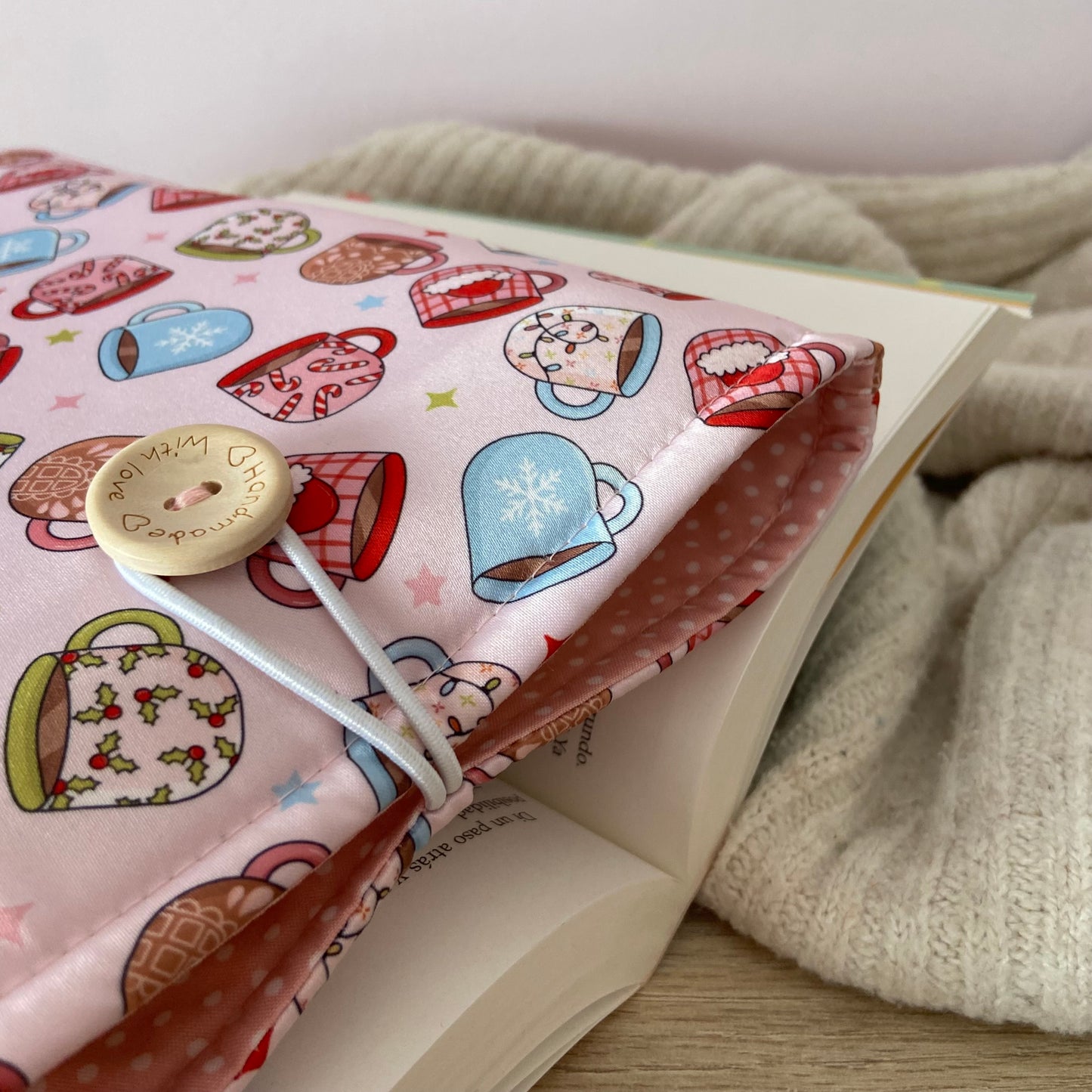 Funda literaria Christmas chocolate