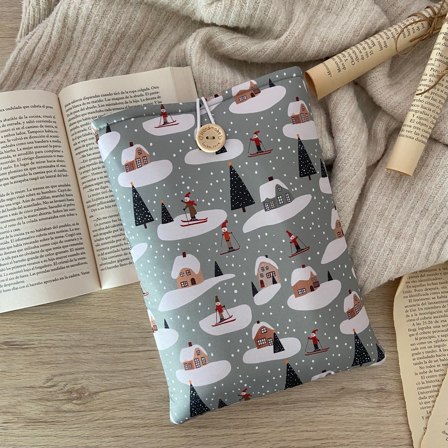 Funda literaria días de invierno