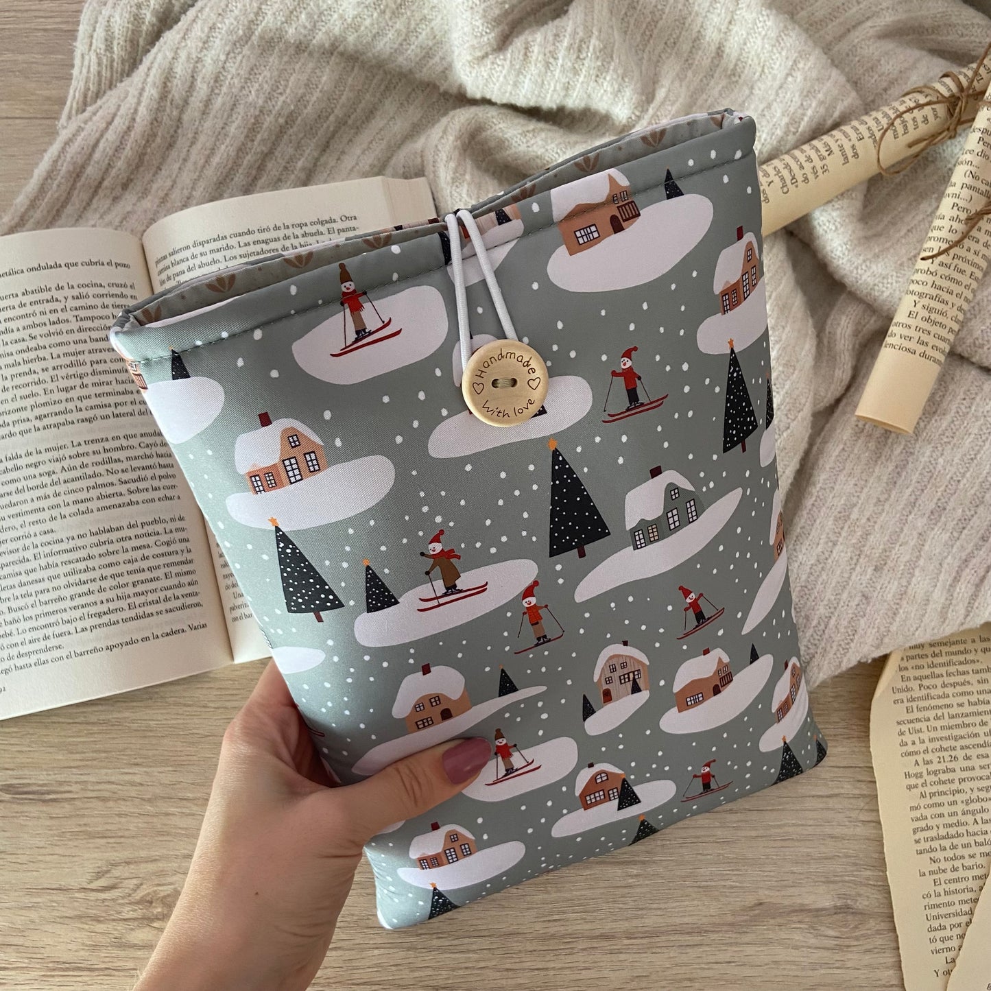 Funda literaria días de invierno