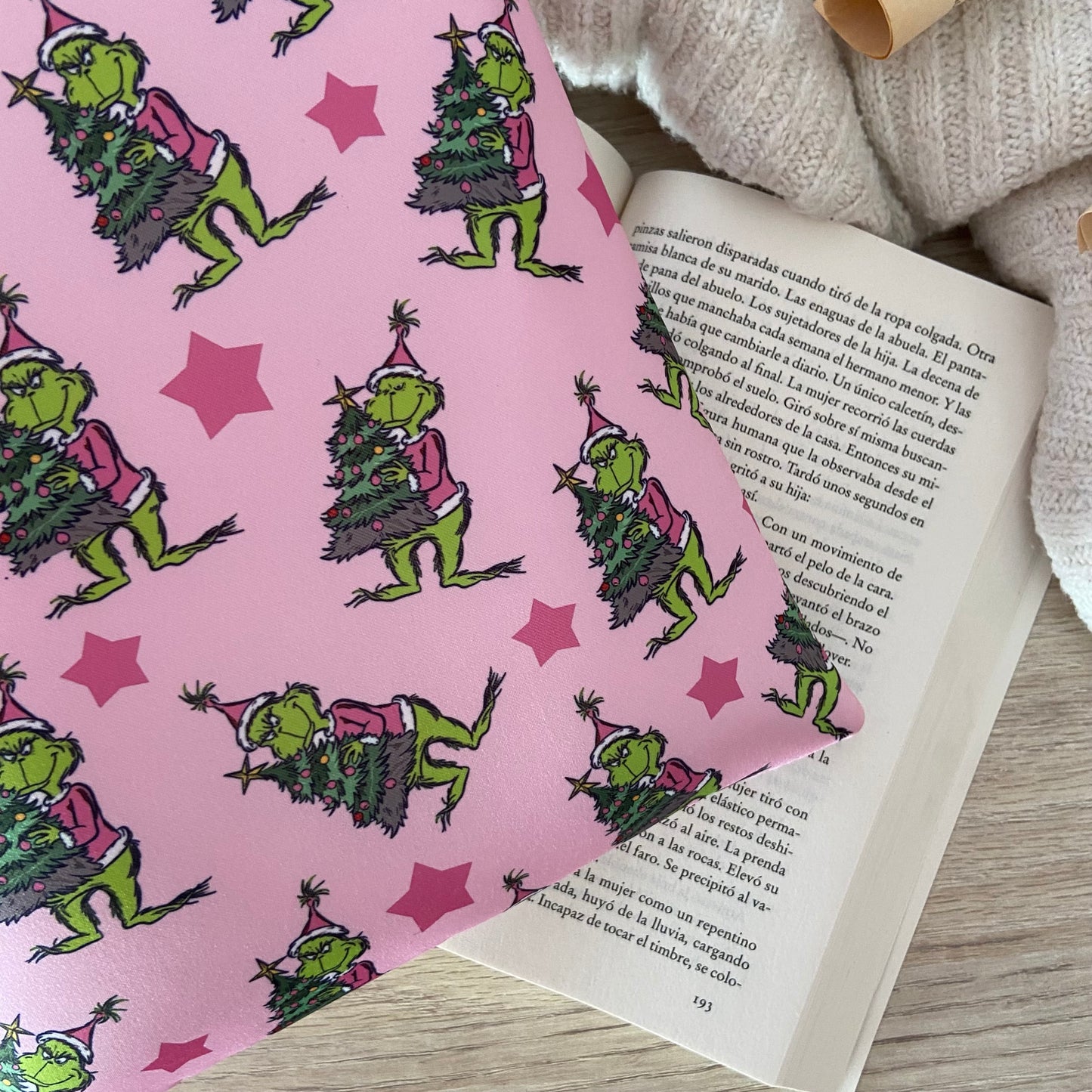 Funda literaria El Grinch