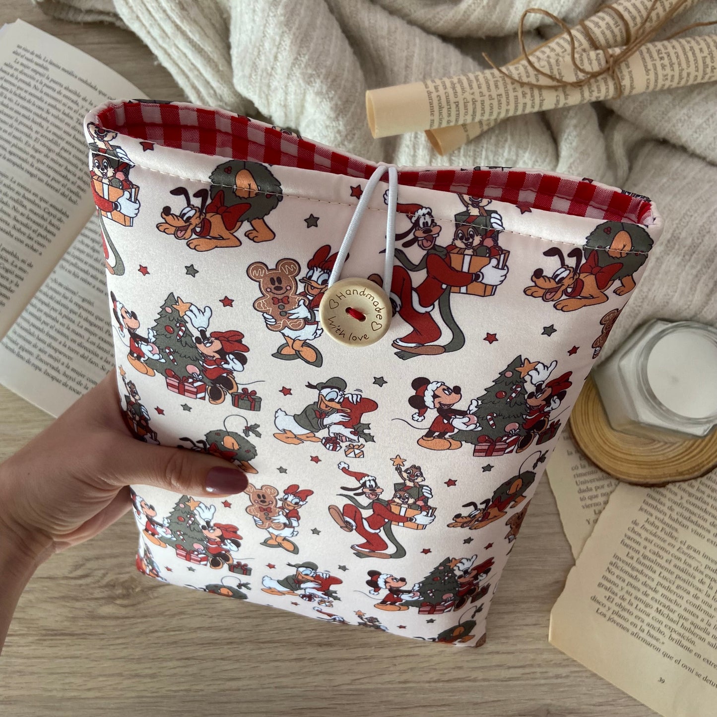 Funda literaria Navidades en Disney