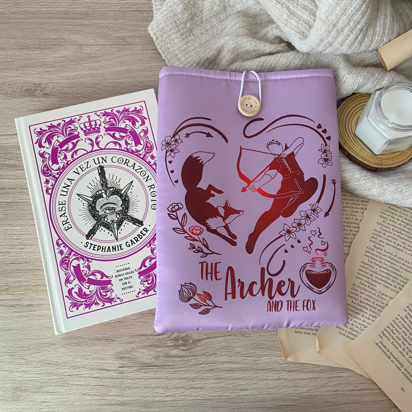 Funda literaria Once upon a broken heart/Érase una vez un corazón roto