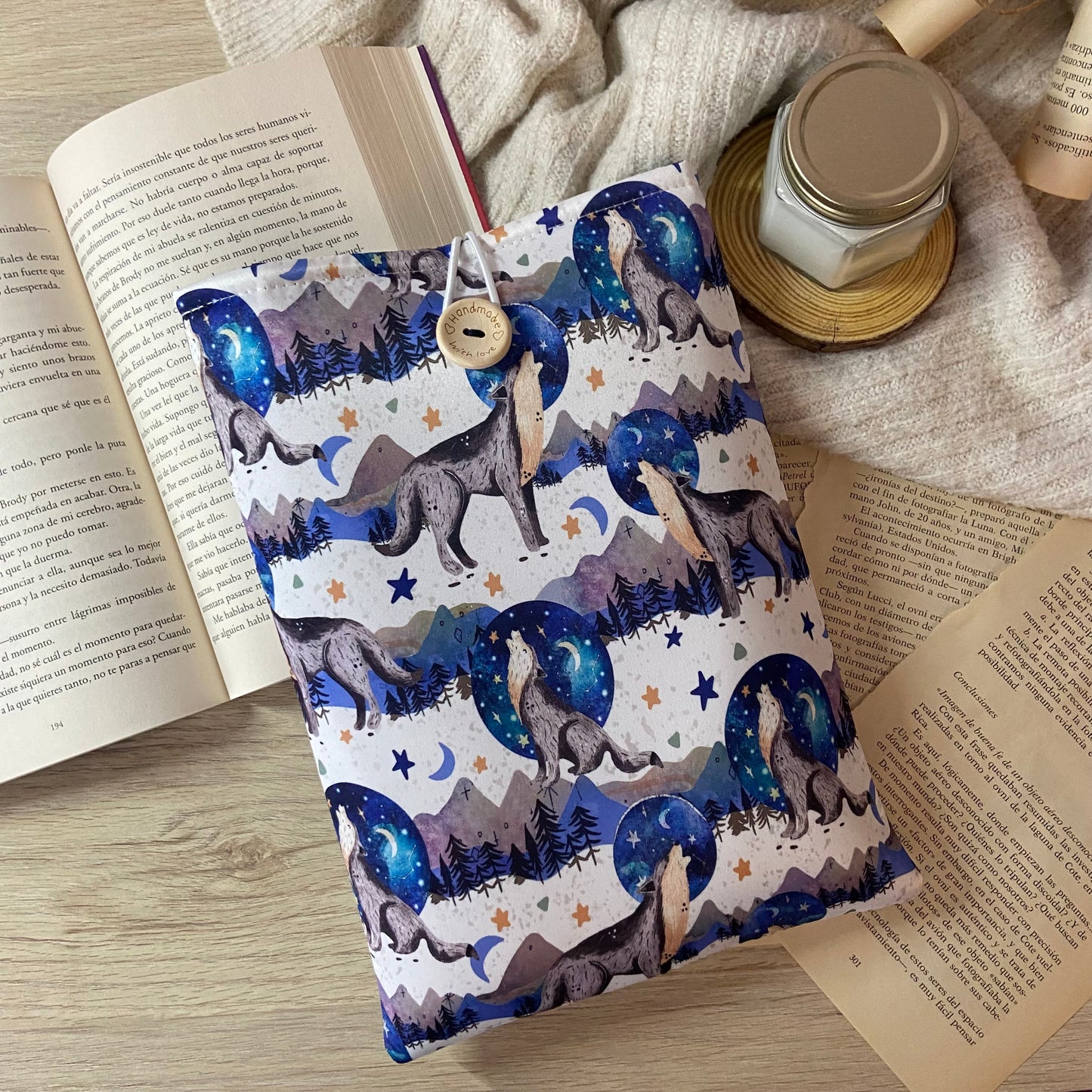 Funda literaria lobos