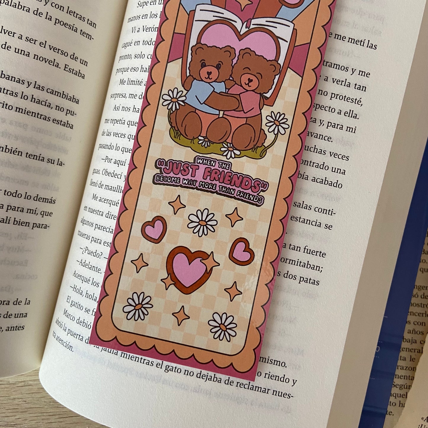Marcapáginas Just friends